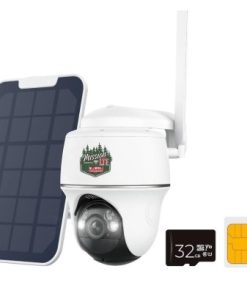 Caméra intelligente sans fil 4G LTE (Avec visionnement inclus)